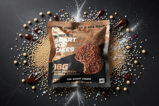 SMART POP CAKES WITH PROTEIN 18G - DARK CHOCOLATE & SEA SALT