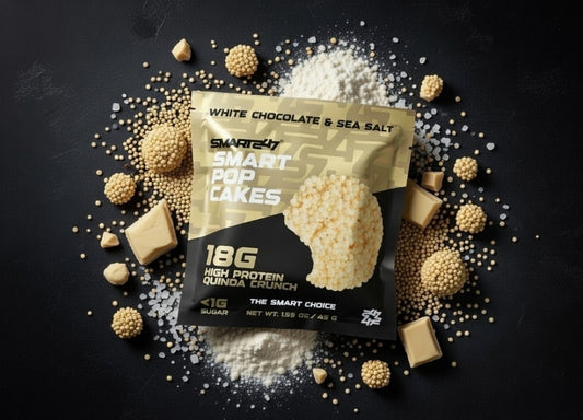 SMART POP CAKES WITH PROTEIN 18G – WHITE CHOCOLATE & SEA SALT