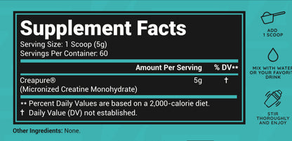 SMART CREATINE – 100% Micronized Creapure®